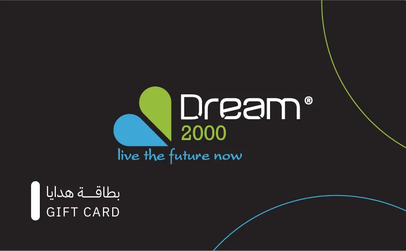 تصميم بطاقة هدية Dream 2000