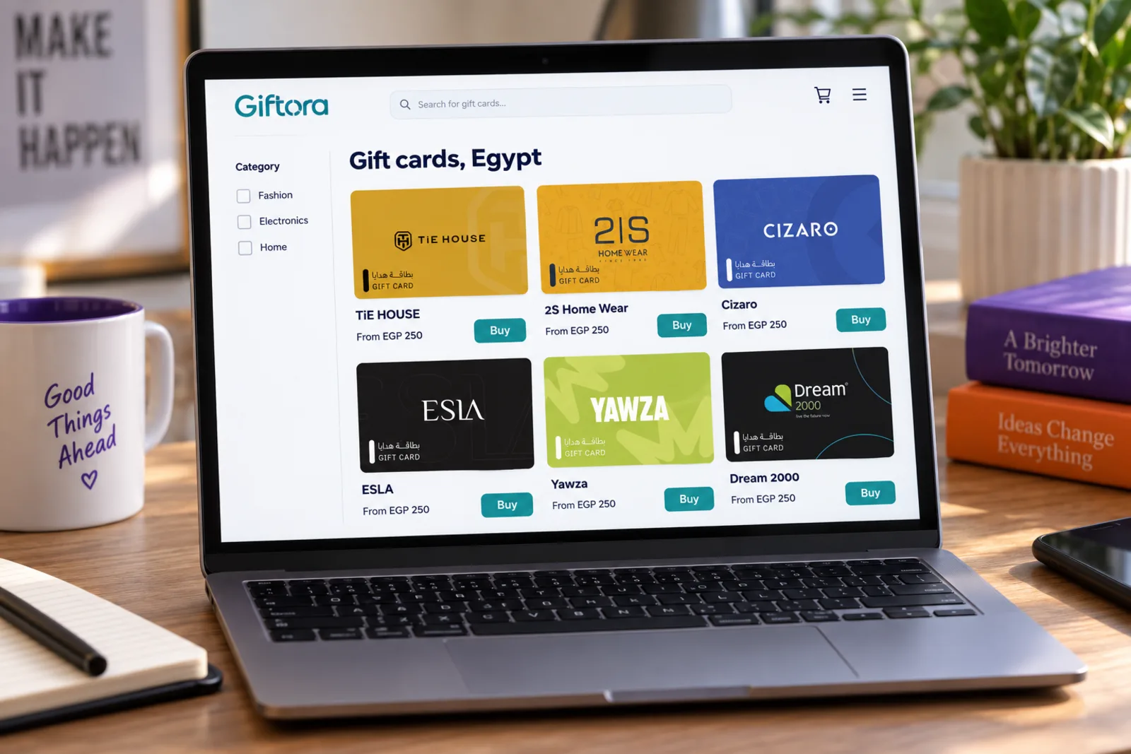 تطبيق موزع يبيع بطاقات هدايا باسمه الخاص